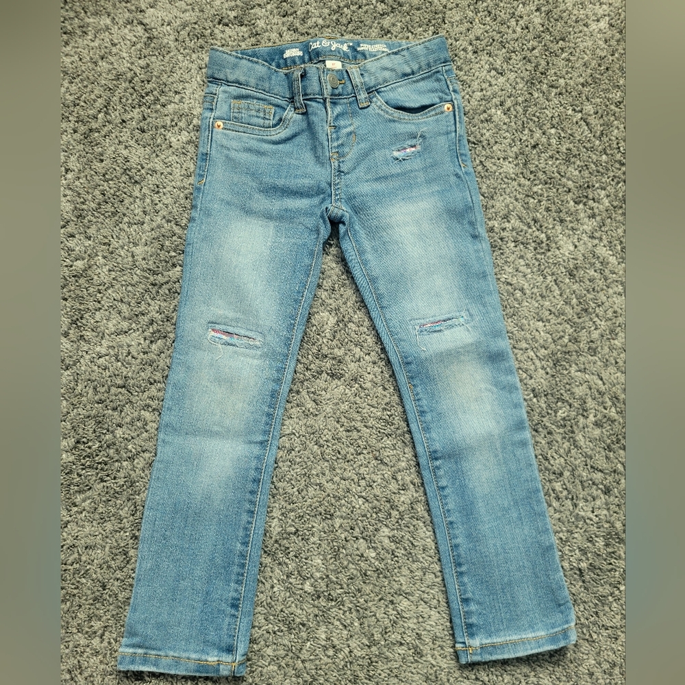 Stylish Blue Kid's Jeans Size 5T Cat & Jack *NWOT*